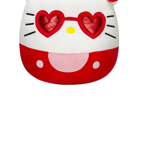 BN factory sealed Squishmallows Sanrio 14 in Hello Kitty Red with Heart Glasses - Picture 8 of 8